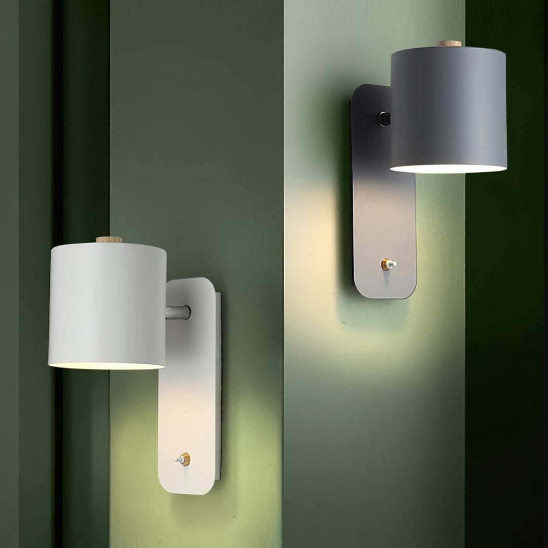 rotatable cylinder wall lamp