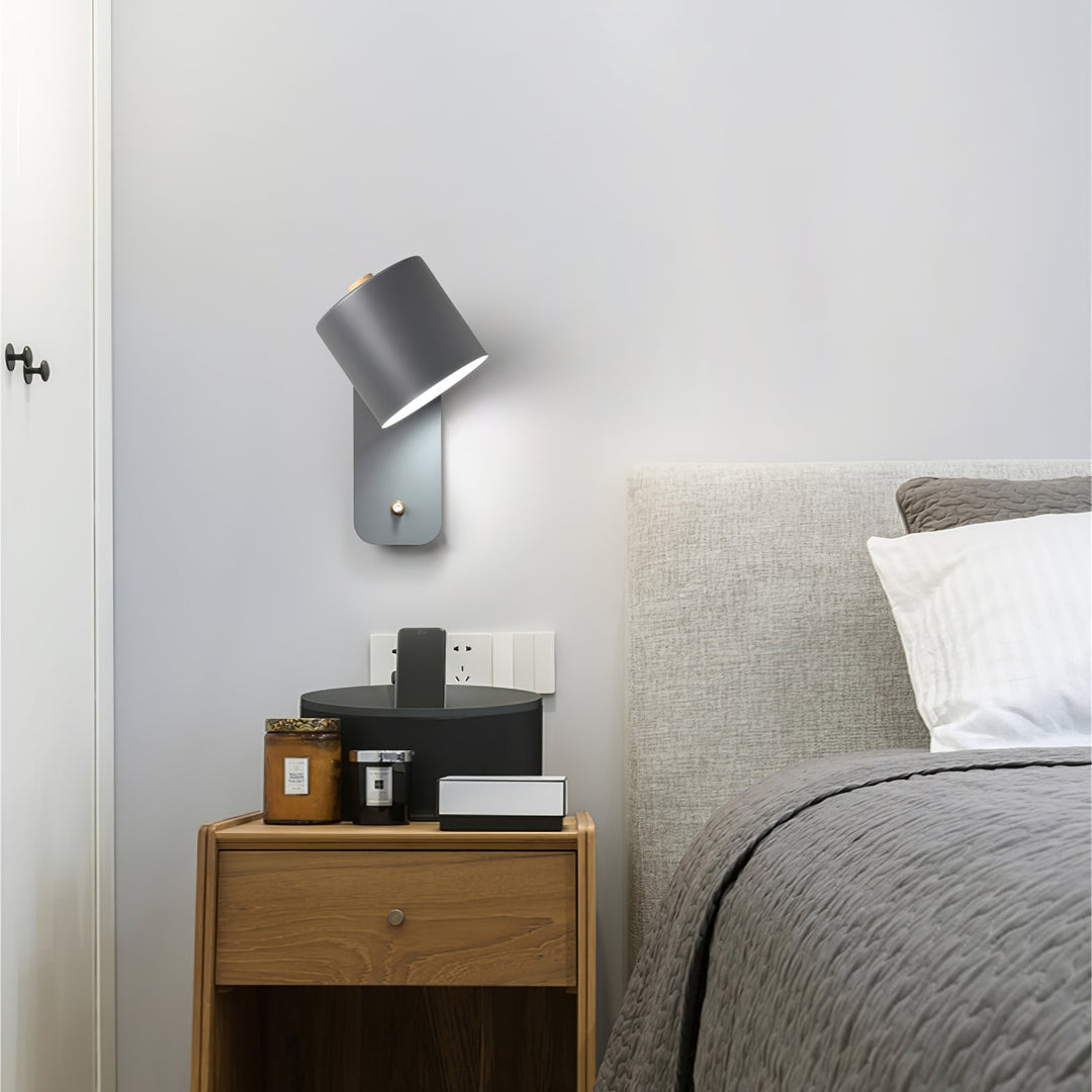 rotatable cylinder wall lamp