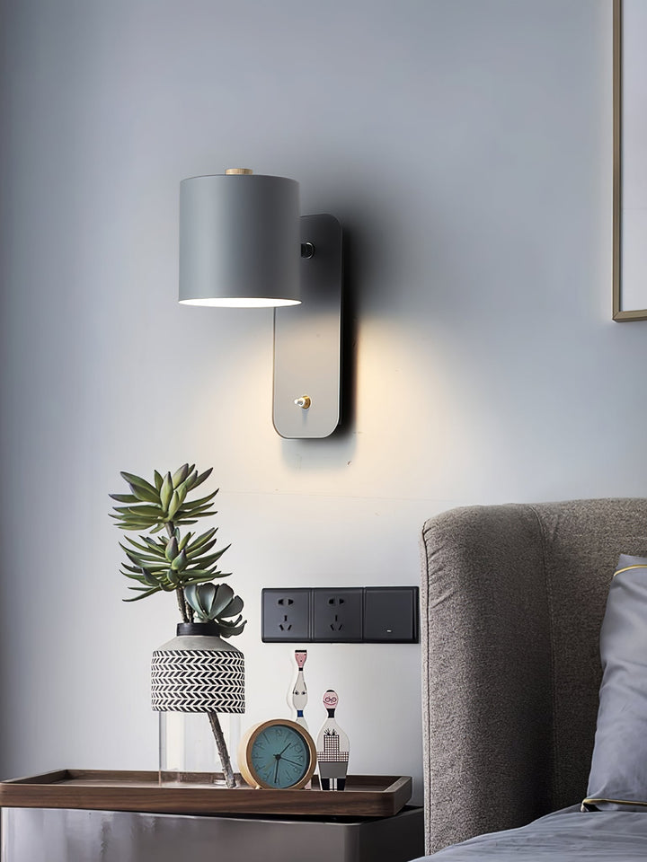 rotatable cylinder wall lamp