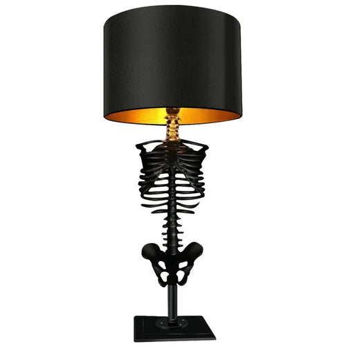 Handgemaakte Gotische Skeleton Tafel Lamp