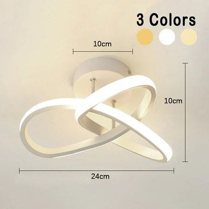SmartLight™ Moderne LED Plafondlamp met Dimbare Verlichting en Stijlvol Ring-Design 0
