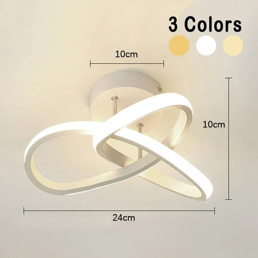 SmartLight™ Moderne LED Plafondlamp met Dimbare Verlichting en Stijlvol Ring-Design 0