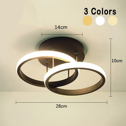 SmartLight™ Moderne LED Plafondlamp met Dimbare Verlichting en Stijlvol Ring-Design 7