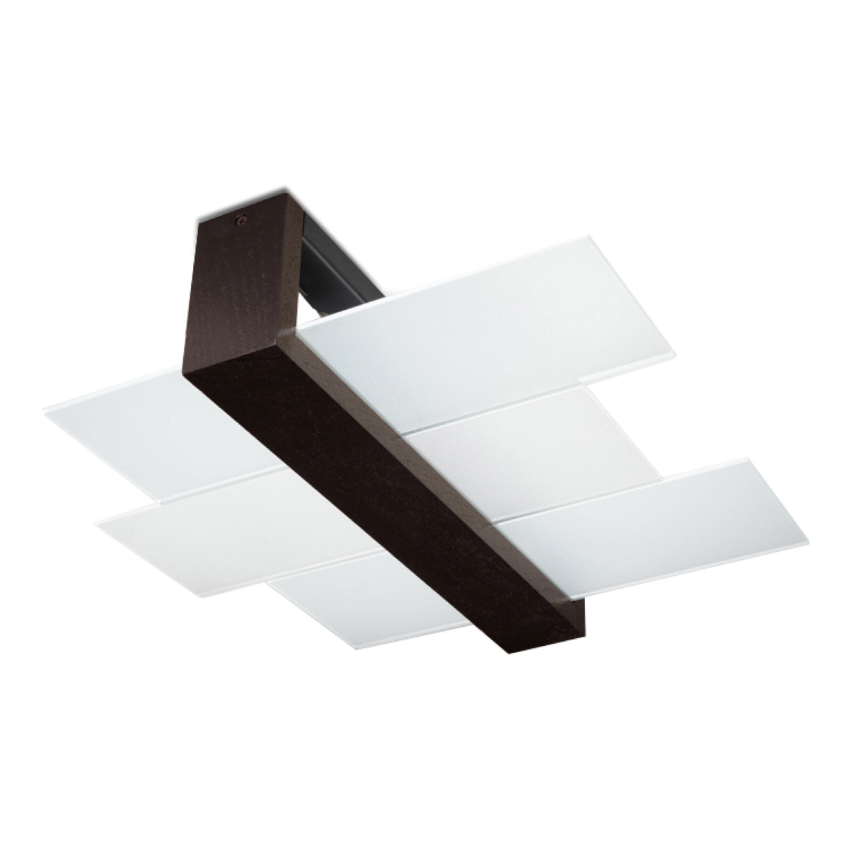 Stijlvolle Feniks Plafondlamp Wenge - 2-Flammig voor Slaapkamer en Modern Interieur 1