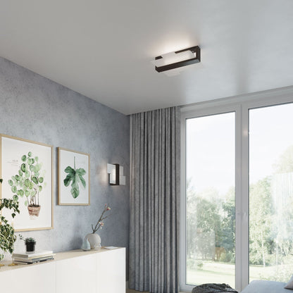 Stijlvolle Feniks Plafondlamp Wenge - 2-Flammig voor Slaapkamer en Modern Interieur 6