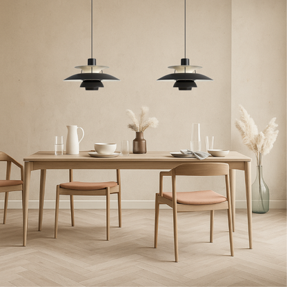 Stijlvolle Meerlagige Deense Hanglamp voor Eettafel en Woonkamer 2