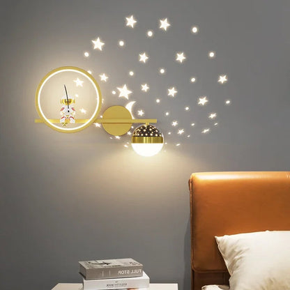 Stijlvolle Zenthra Wandlamp | Rustgevende Muurlamp voor Kinderkamer | Veilige Wanddecoratie