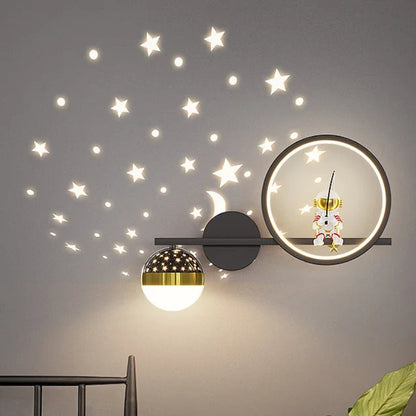 Stijlvolle Zenthra Wandlamp | Rustgevende Muurlamp voor Kinderkamer | Veilige Wanddecoratie