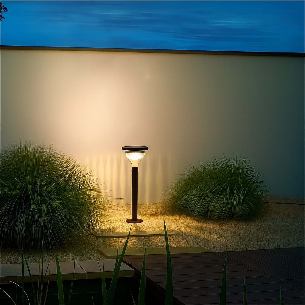 Stijlvolle Zonne-energie Padverlichting voor Tuin en Oprit - Milieuvriendelijk en Eenvoudig te Installeren 2