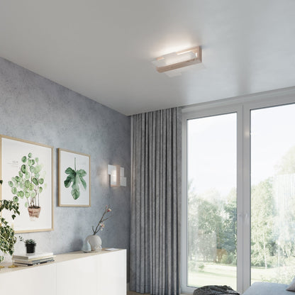 Verlicht uw Ruimte met de Feniks 2 Deckenleuchte in Natuurlijke Houtlook – Stijlvolle LED-Spotlamp 6