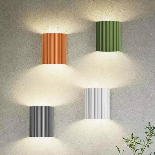 Verlicht uw Ruimte met de Luxe Zonne Energie Macaron Wandlamp van Zenthra 0