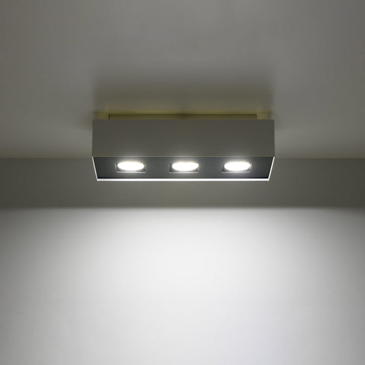 Verstelbare LED Deckenlamp Mono 3 in Wit – Moderne 3-Flammige Spotlamp met Flexibele Verlichting 0