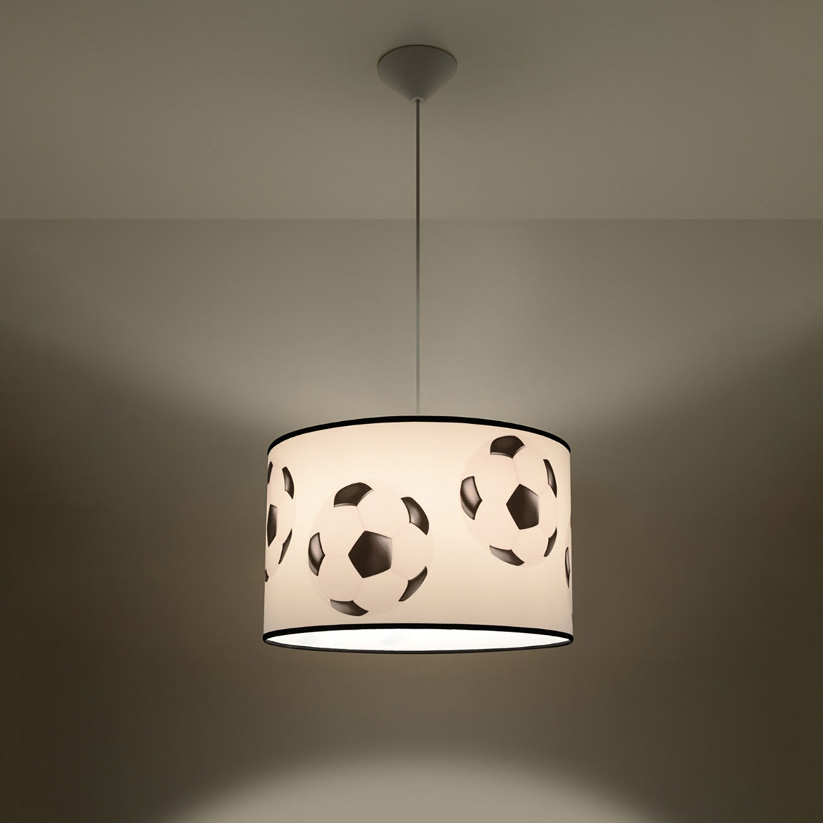 Voetbal Hanglamp Ø40cm – Sportieve LED Pendellamp voor Kinderen 0