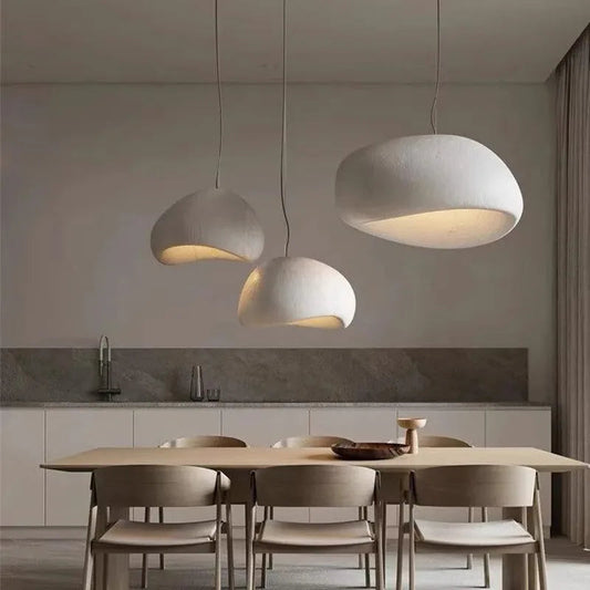 WabiGlow LED Pendelleuchte in Wabi-Sabi-Stijl - Elegant en Handgemaakt voor Elke Ruimte 1