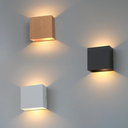 Zenthra 6W Wandlamp Zwart - Minimalistisch Design voor Binnen, Woonkamer, Slaapkamer en Gang