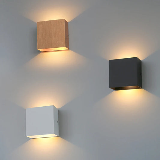 Zenthra 6W Wandlamp Zwart - Minimalistisch Design voor Binnen, Woonkamer, Slaapkamer en Gang