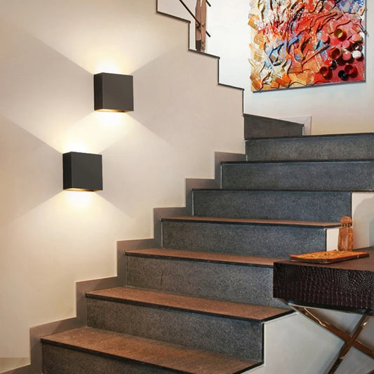 Zenthra 6W Wandlamp Zwart - Minimalistisch Design voor Binnen, Woonkamer, Slaapkamer en Gang