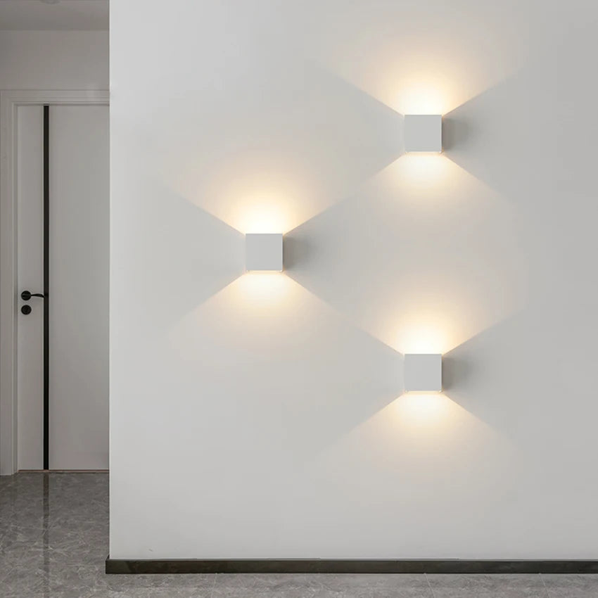 Zenthra 6W Wandlamp Zwart - Minimalistisch Design voor Binnen, Woonkamer, Slaapkamer en Gang
