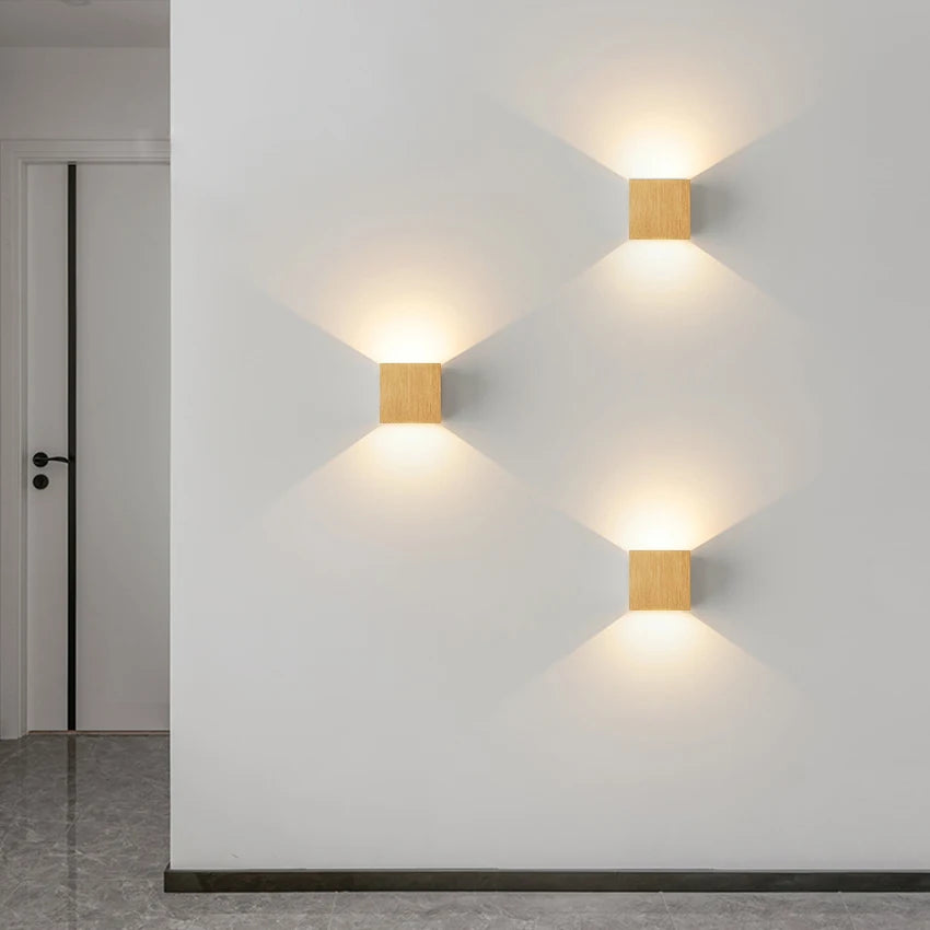 Zenthra 6W Wandlamp Zwart - Minimalistisch Design voor Binnen, Woonkamer, Slaapkamer en Gang
