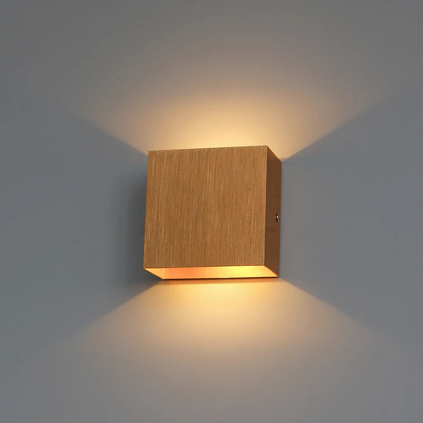 Zenthra 6W Wandlamp Zwart - Minimalistisch Design voor Binnen, Woonkamer, Slaapkamer en Gang