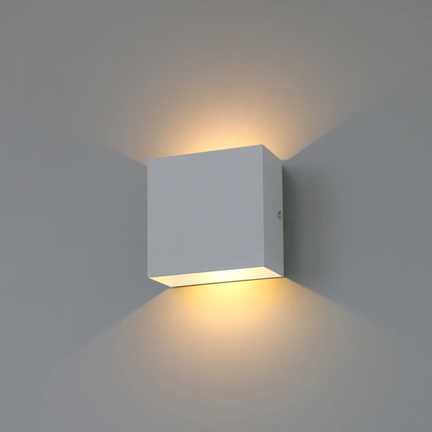 Zenthra 6W Wandlamp Zwart - Minimalistisch Design voor Binnen, Woonkamer, Slaapkamer en Gang