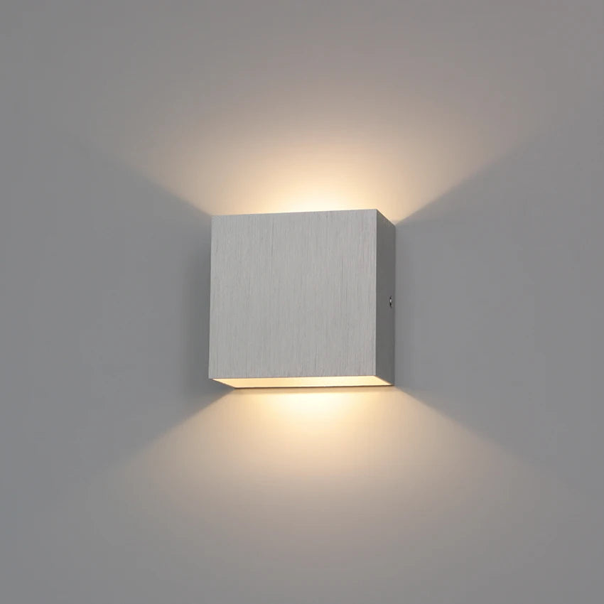 Zenthra 6W Wandlamp Zwart - Minimalistisch Design voor Binnen, Woonkamer, Slaapkamer en Gang