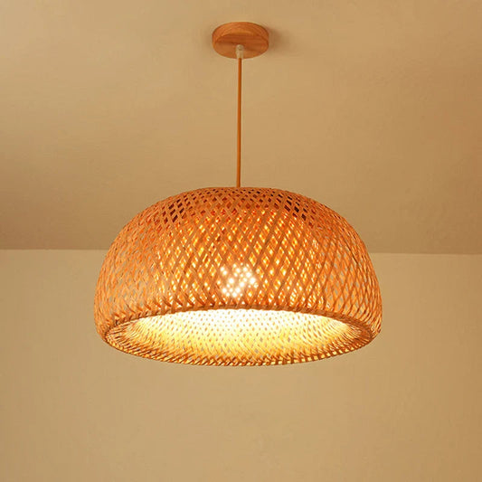 Zenthra Bambus Hanglamp - Handgemaakte Woonkamer Lamp voor Natuurlijke Sfeer