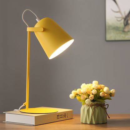 Zenthra Bureaulamp LED - Scandinavische Gele Bureau Lamp voor Perfecte Leesverlichting