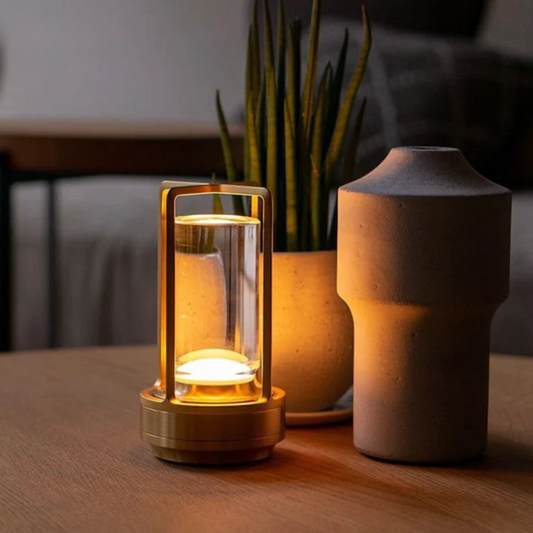 Zenthra Draadloze Oplaadbare Tafellamp - Elegante LED Lamp voor Binnen en Buiten