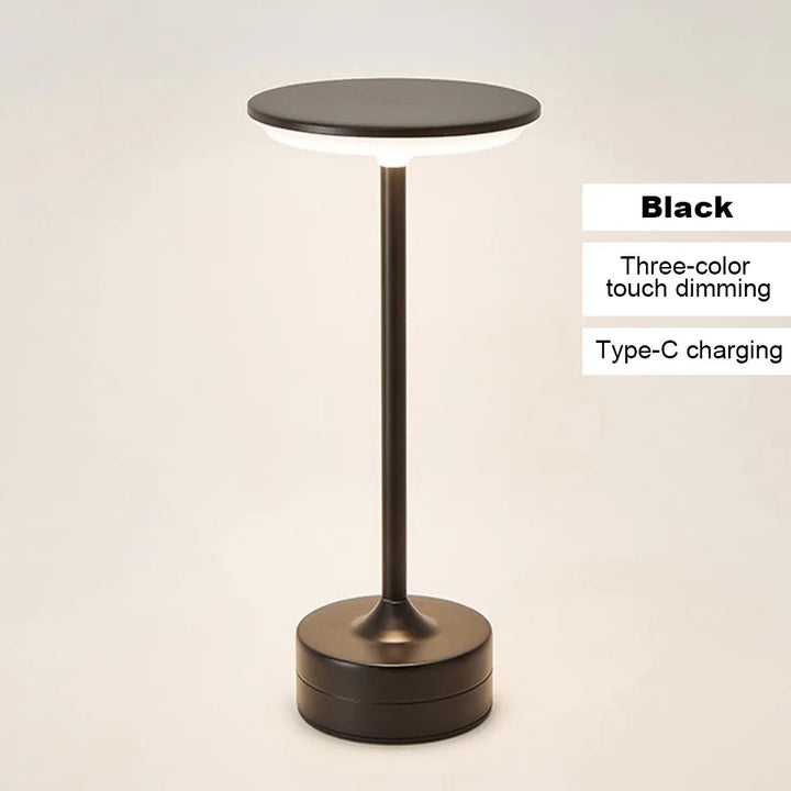 Zenthra Draadloze Oplaadbare Tafellamp met Touch Sensor - LED Nachtlamp voor Slaapkamer en Restaurant