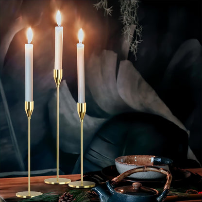 Zenthra Elegante Kaarsenhouder Set - Creëer een Sfeervolle Decoratie
