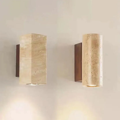 Zenthra Gele Marmeren Wandlamp - Stijlvolle Muurlamp voor Slaapkamer en Woonkamer 0