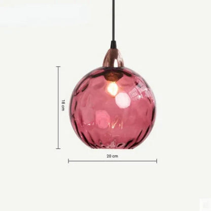 Zenthra Glazen Bol Hanglamp - Stijlvolle Eetkamer Lamp voor Warme Sfeer
