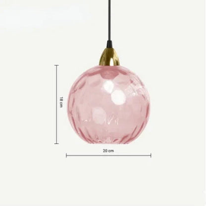 Zenthra Glazen Bol Hanglamp - Stijlvolle Eetkamer Lamp voor Warme Sfeer