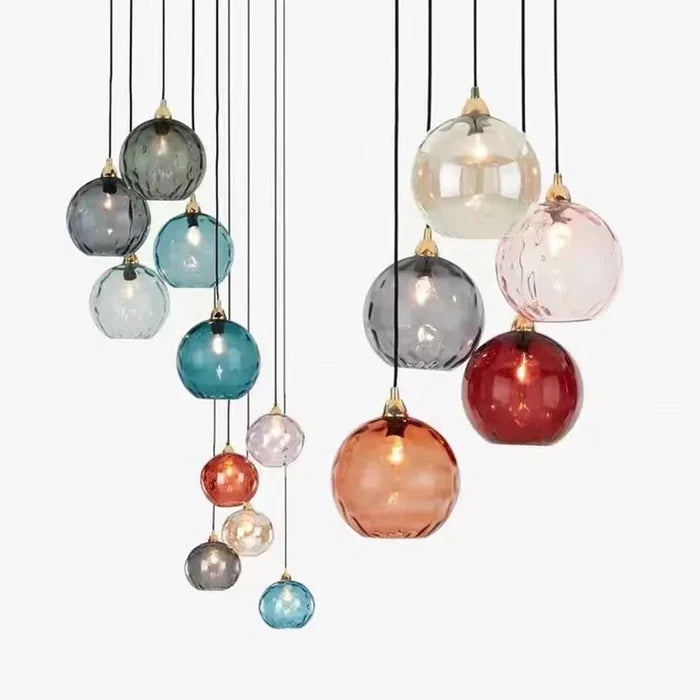 Zenthra Glazen Bol Hanglamp - Stijlvolle Eetkamer Lamp voor Warme Sfeer