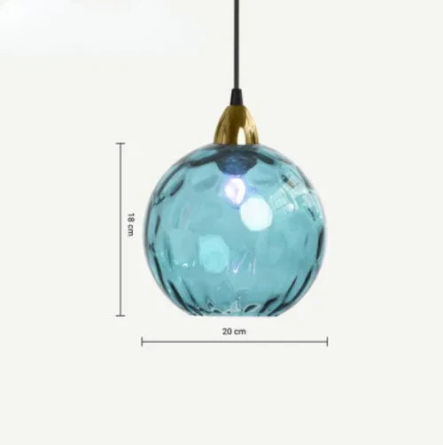 Zenthra Glazen Bol Hanglamp - Stijlvolle Eetkamer Lamp voor Warme Sfeer