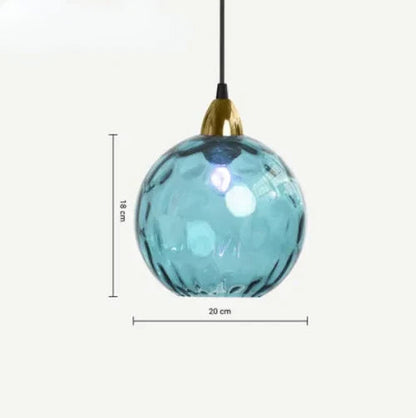 Zenthra Glazen Bol Hanglamp - Stijlvolle Eetkamer Lamp voor Warme Sfeer