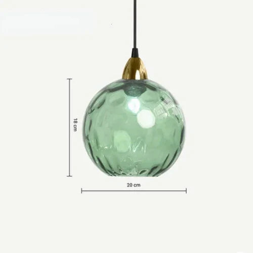 Zenthra Glazen Bol Hanglamp - Stijlvolle Eetkamer Lamp voor Warme Sfeer
