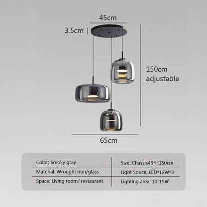 Zenthra Hanglamp - Moderne LED Eetkamer Lamp voor Woonkamer en Slaapkamer 8