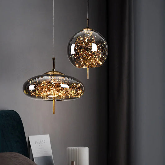 Zenthra Hanglamp - Moderne LED Hanglamp van Glas voor Sfeervolle Kamers