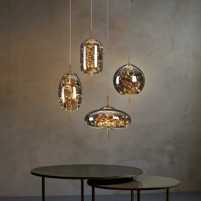 Zenthra Hanglamp - Moderne LED Hanglamp van Glas voor Sfeervolle Kamers