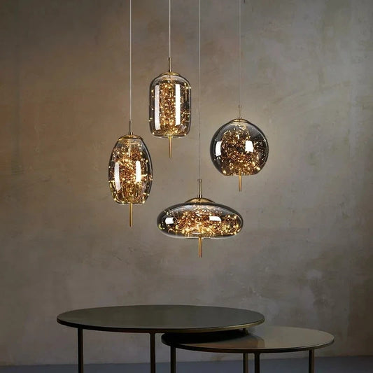 Zenthra Hanglamp - Moderne LED Hanglamp van Glas voor Sfeervolle Kamers