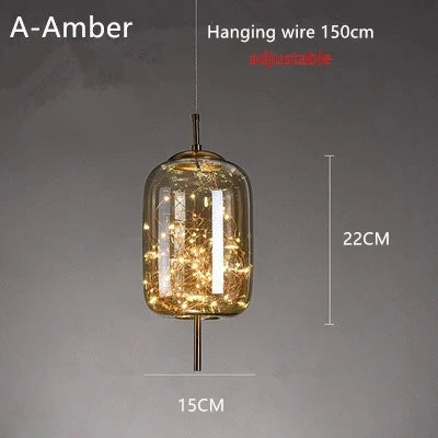 Zenthra Hanglamp - Moderne LED Hanglamp van Glas voor Sfeervolle Kamers