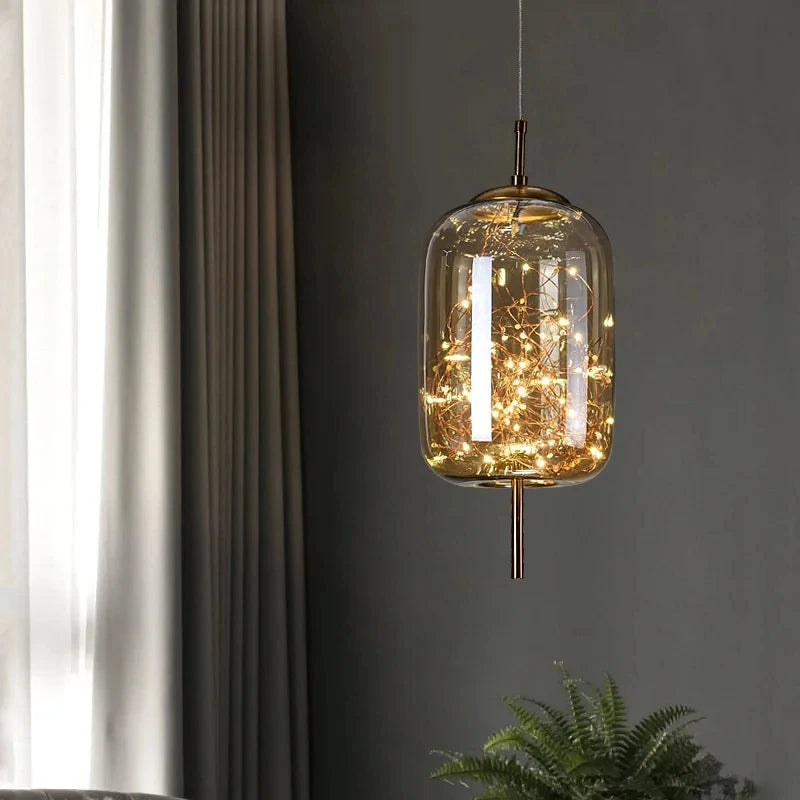 Zenthra Hanglamp - Moderne LED Hanglamp van Glas voor Sfeervolle Kamers
