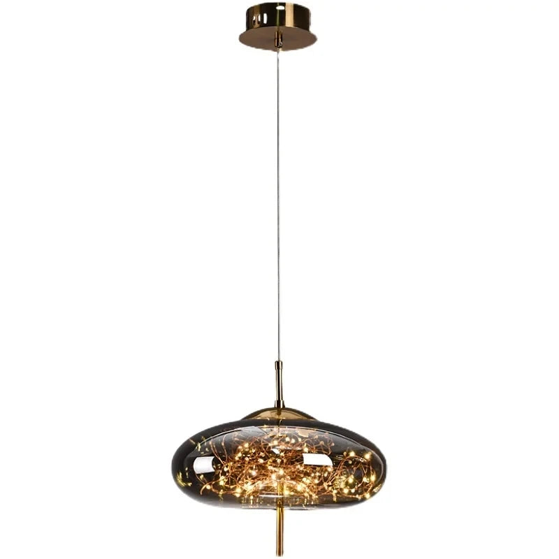 Zenthra Hanglamp - Moderne LED Hanglamp van Glas voor Sfeervolle Kamers
