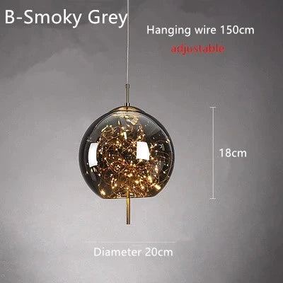 Zenthra Hanglamp - Moderne LED Hanglamp van Glas voor Sfeervolle Kamers