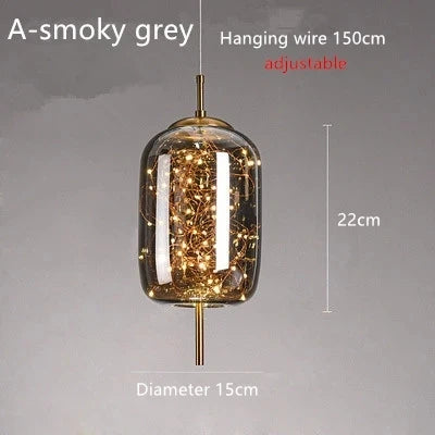 Zenthra Hanglamp - Moderne LED Hanglamp van Glas voor Sfeervolle Kamers