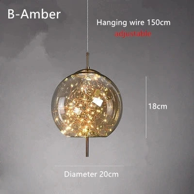 Zenthra Hanglamp - Moderne LED Hanglamp van Glas voor Sfeervolle Kamers