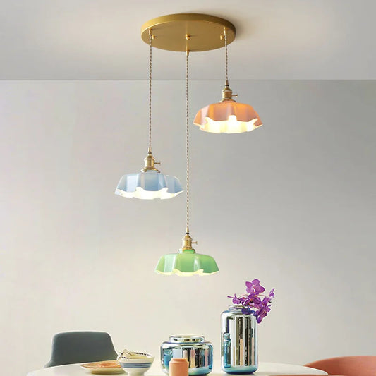 Zenthra Hanglamp - Tijdloze Messing Woonkamer Lamp met Warme Verlichting voor Eetkamer en Interieur