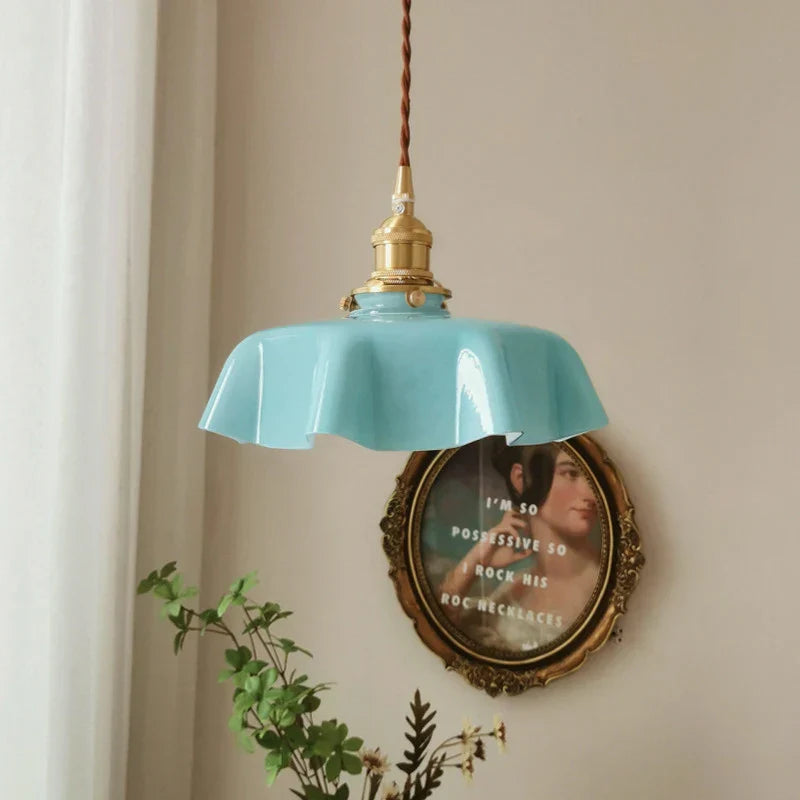 Zenthra Hanglamp - Tijdloze Messing Woonkamer Lamp met Warme Verlichting voor Eetkamer en Interieur